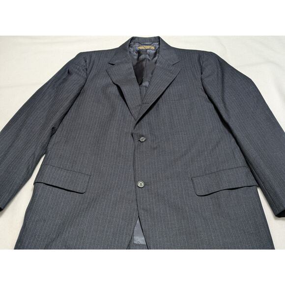 Vintage Brooks Brothers Jacket Men 42 LG Blue Blazer Golden Fleece Wool USA Made - Picture 1 of 13
